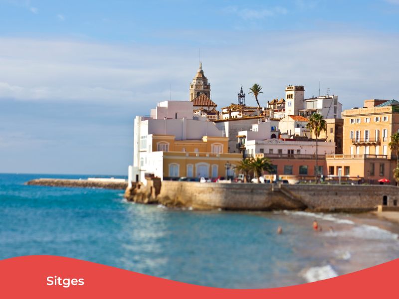 sitges playa Sitges cataluña
